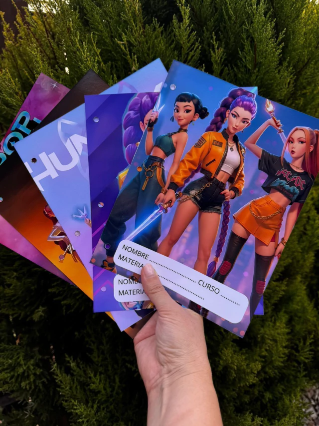 Kit carátulas Guerreras K-pop — imagen 1